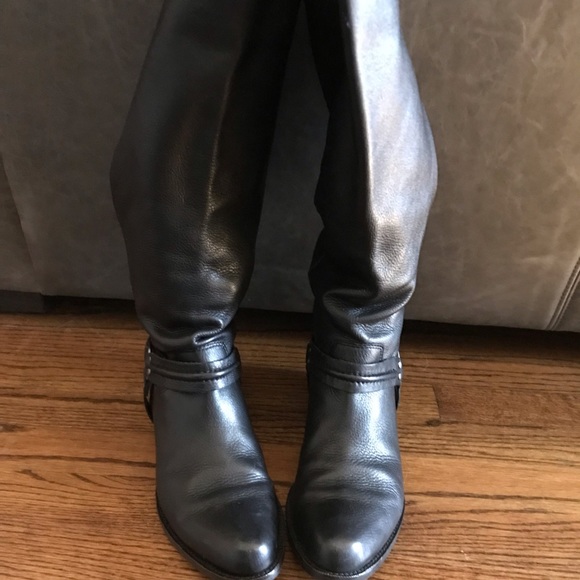 Franco Sarto Black Boots - Picture 3 of 4